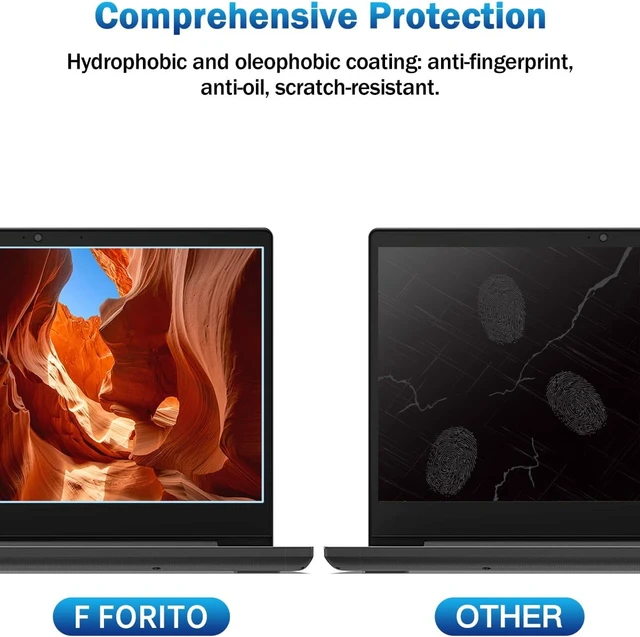 Alt view image 6 of 7 - 2-Pack 15.6 Inch Anti Blue Light Laptop Screen Protector Eye Protection Anti Glare Matte Computer Screen Cover for 15.6 Laptop with 16:9 Aspect Ratio Reduce Eye Strain and Touch Sensitive