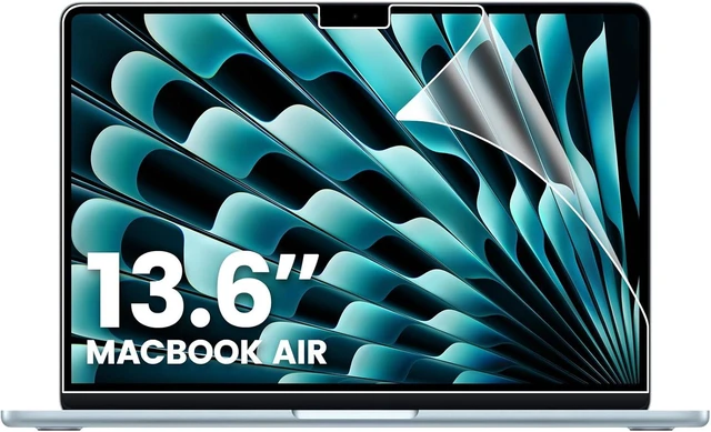 Main image of 2-Pack Anti Glare Matte Laptop Screen Protector Compatible with MacBook Air 13.6/13 (2022-2026 M2 M3 M4 M5) Eye Protection Screen Guard for Students and Prammers