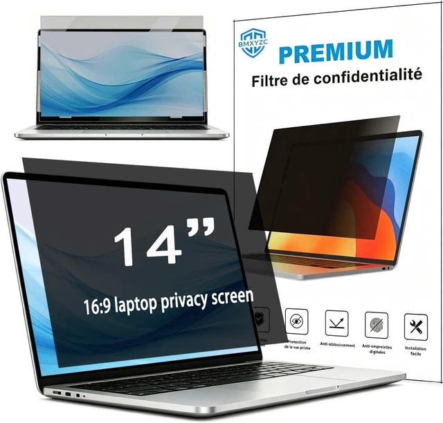 Main image of 14 Inch 16:9 Laptop Privacy Screen Filter - 26° privacy screen