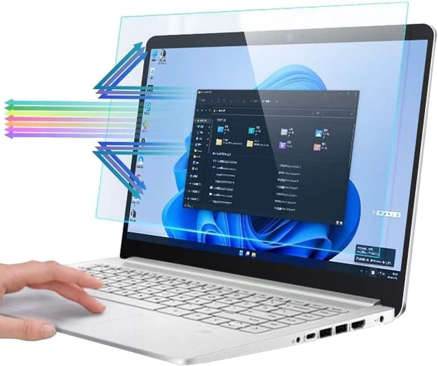 Main image of 15.6 Inch Anti Blue Light Laptop Screen Protector Eye Protection Anti Glare Anti Scratch Computer Screen Cover for Hp 15.6 Laptop with 16:9 Aspect Ratio (15.6 Inch)