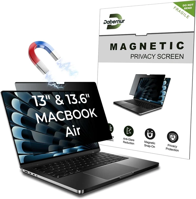 Main image of Privacy Screen Protector for MacBook Air 13.6/13 Inch (2022-2026 M2-M5)