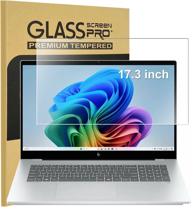 Main image of HP Laptop 17.3-Inch Tempered Glass Screen Protector Compatible with HP OmniBook X 17 / OmniBook 7/ HP Envy 17/ HP Pavilion 17/ HP OMEN 17 Laptops (16:9 Aspect Ratio)