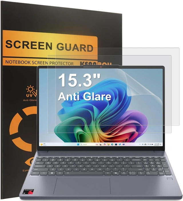 Main image of 3 Pack 15.3-Inch Laptop Anti Glare (Matte) Screen Protector Compatible with HP etc Other All 15.3 Laptops with 16:10 Aspect Ratio