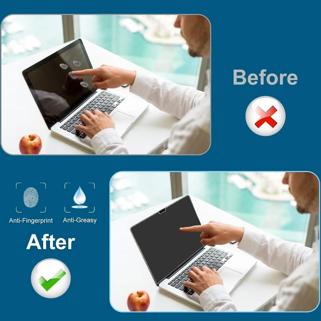 Alt view image 4 of 6 - 3 Pack 15.3-Inch Laptop Anti Glare (Matte) Screen Protector Compatible with HP etc Other All 15.3 Laptops with 16:10 Aspect Ratio
