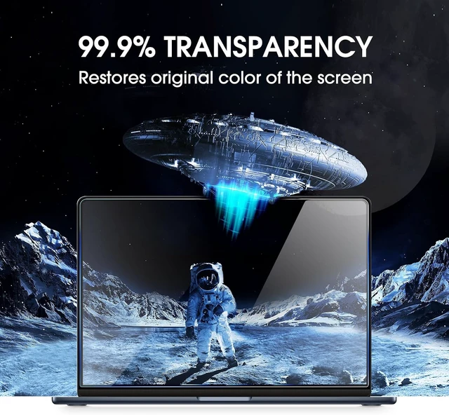 Alt view image 5 of 6 - Screen Protector for MacBook Air 15 M4/M3/M2 Chip Tempered Glass