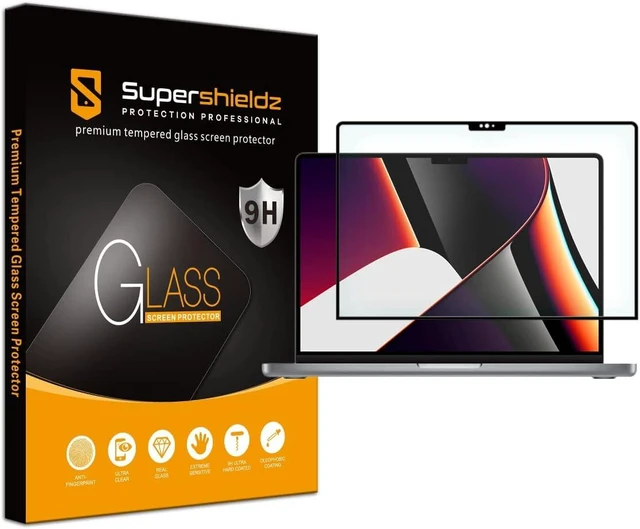 Main image of Designed for MacBook Pro 14 inch (M5 M4 M3 M2 M1 Pro/Max) Tempered Glass Screen Protector Anti Scratch Bubble Free