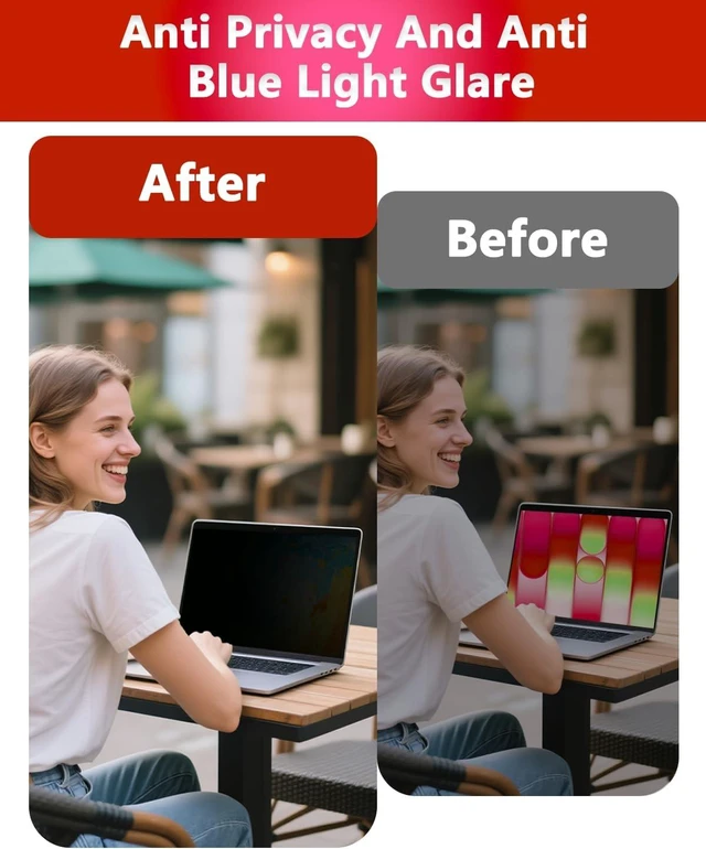 Alt view image 3 of 7 - Magnetic Privacy Screen Protector for MacBook Neo 13 Inch (2026 A18 Pro)