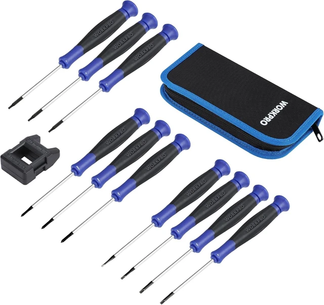Main image of 10-Piece Precision Screwdriver Set with Pouch