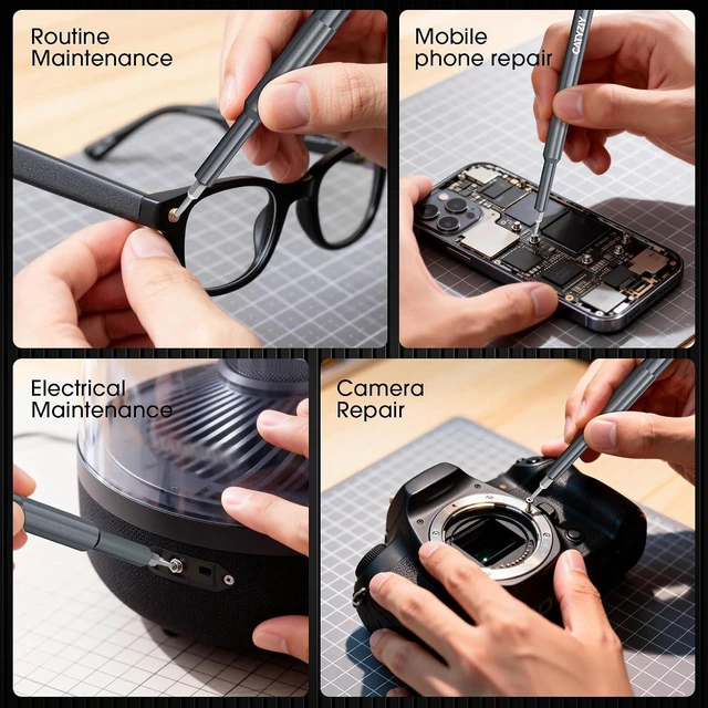 Alt view image 3 of 7 - Precision Screwdriver Set Magnetic Repair Kit for Electronics