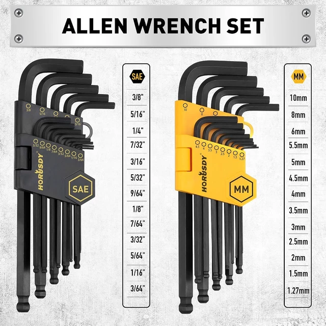 Alt view image 3 of 7 - 140-Piece Magnetic Screwdriver Set with Plastic Racking Includes SAE & Metric Hex Keys Precision Screwdriver and Magnetizer Demagnetizer DIY Tools for Men Tools Gift