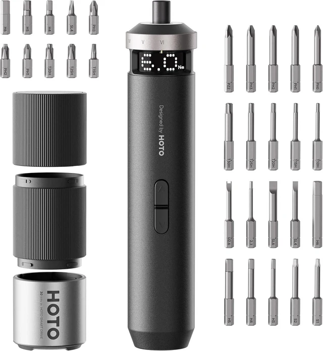 Main image of PixelDrive Electric Screwdriver Rechargeable Cordless Screwdriver