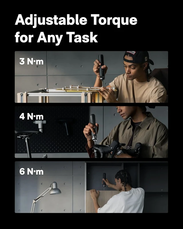Alt view image 4 of 7 - PixelDrive Electric Screwdriver Rechargeable Cordless Screwdriver