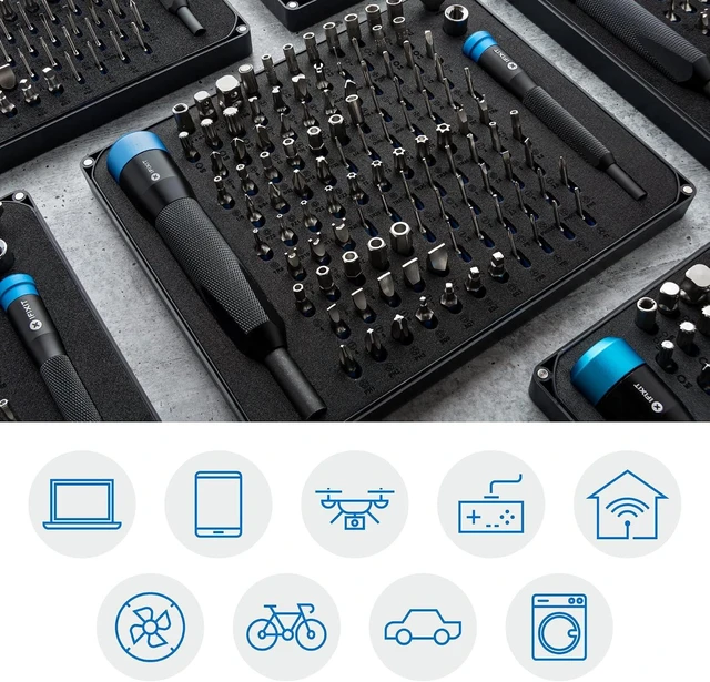 Alt view image 3 of 6 - Manta Driver Kit - Household PC Phone Electronics Bit Set