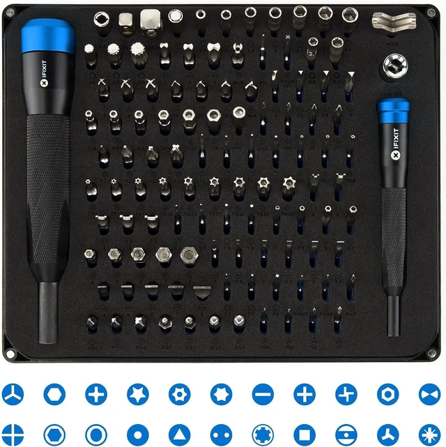 Alt view image 5 of 6 - Manta Driver Kit - Household PC Phone Electronics Bit Set