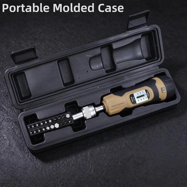Alt view image 7 of 7 - LLAVETOR Adjustable Click Torque Screwdriver 1/4 Drive