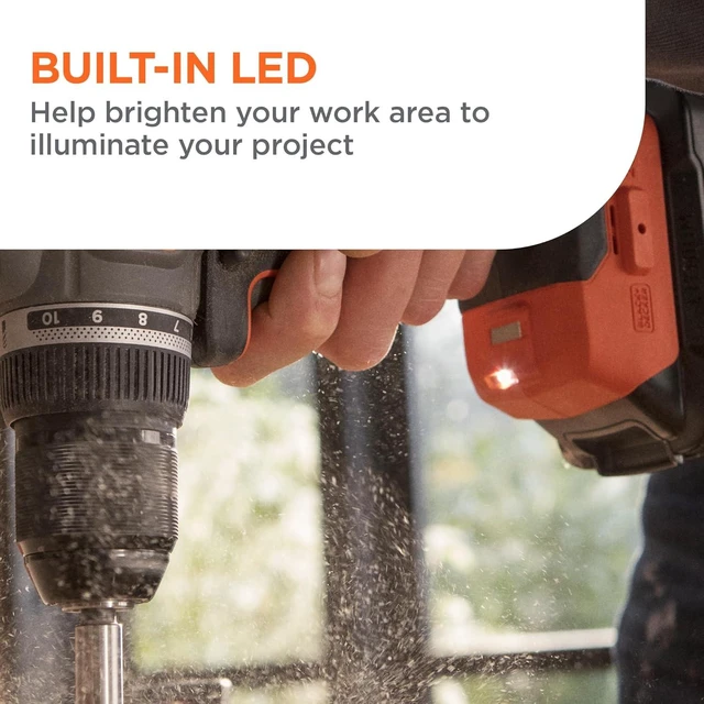 Alt view image 7 of 7 - 20V MAX Cordless Brushless ?-in. Drill Driver 30 Pc. Drill Bit Set and Screwdriver Bit Set 2Ah Battery and Charger Included PowerConnect Electric Drill Cordless (BLD782PK30D1)