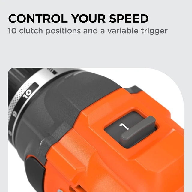Alt view image 6 of 7 - 20V MAX Cordless Brushless ?-in. Drill Driver 30 Pc. Drill Bit Set and Screwdriver Bit Set 2Ah Battery and Charger Included PowerConnect Electric Drill Cordless (BLD782PK30D1)