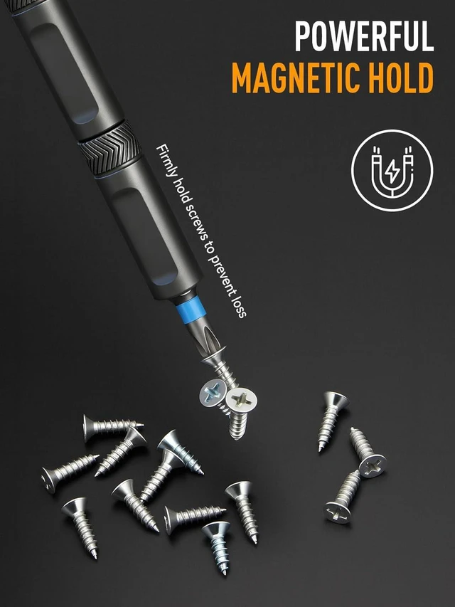 Alt view image 5 of 6 - 78 IN 1 Magnetic Ratchet Screwdriver Set with Detachable T Handle