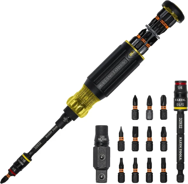 Main image of Klein Tools 32516HD KNECT 16-in-1 Impact-Rated Hybrid Screwdriver