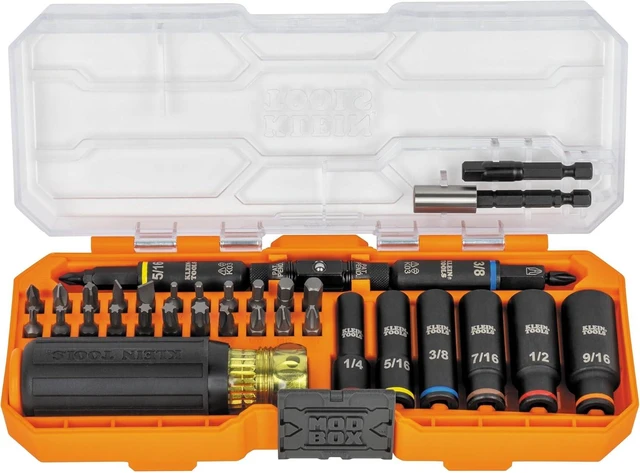 Main image of Klein Tools 32502HD KNECT Impact-Rated Screwdriver and Socket Set 41-Piece