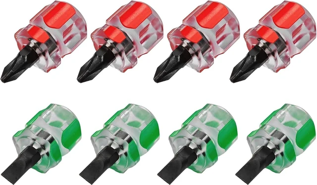 Main image of 8PCS Sewing Machine Screwdriver Set Stubby Flat Phillips Head Tools