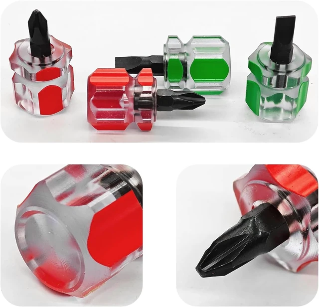 Alt view image 4 of 7 - 8PCS Sewing Machine Screwdriver Set Stubby Flat Phillips Head Tools