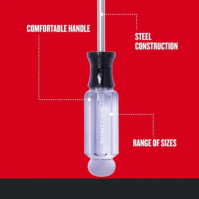 Alt view image 3 of 7 - Screwdriver Set Torx Acetate Handle 5 Piece (CMHT65051)