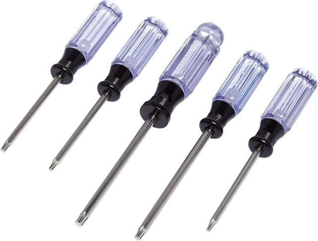 Alt view image 6 of 7 - Screwdriver Set Torx Acetate Handle 5 Piece (CMHT65051)