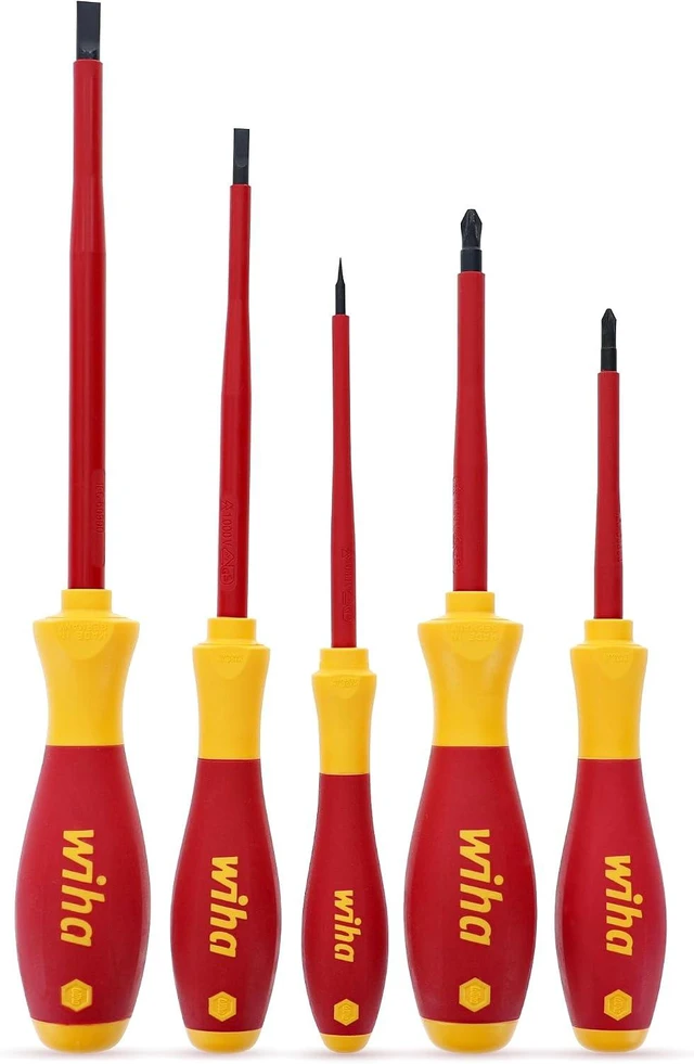 Main image of 32091 Insulated Screwdriver Set 5-Piece 1000V Electrician Tool Kit