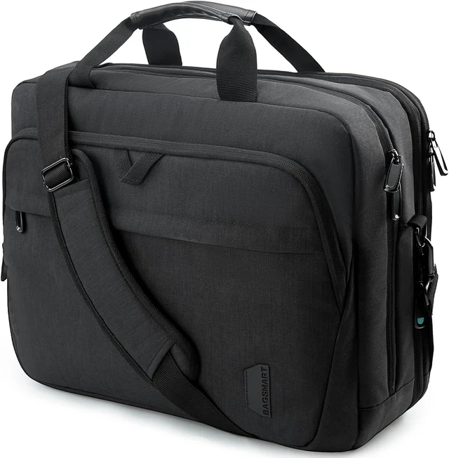 Main image of 17.3 Inch Laptop Bag Expandable Computer Bag Briefcase Black