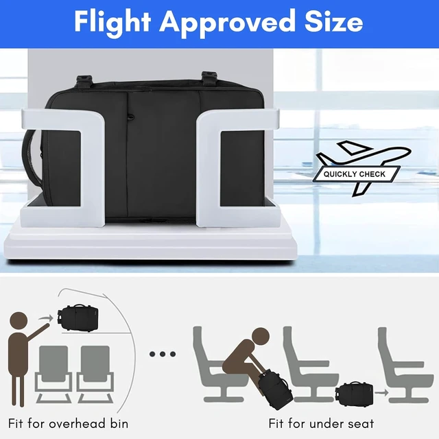 Alt view image 3 of 7 - Travel Laptop Backpack for Men Airplane Approved Travel Backpack