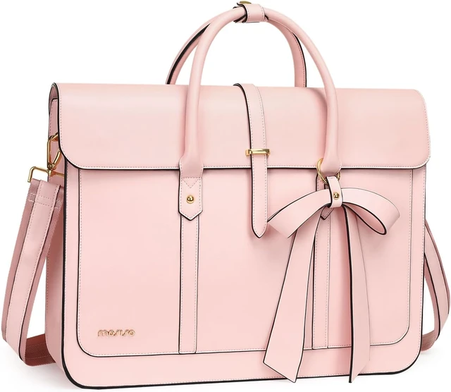 Main image of Laptop Bag for Women 15-15.6 inch PU Leather Laptop Shoulder Bags