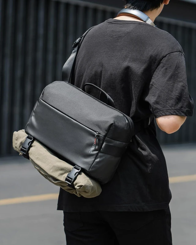 Alt view image 2 of 7 - Compact EDC Sling Bag 3L-10L Minimalist Crossbody Bag Chest Shoulder Pack for Men Women X-pac/Recycled Polyester