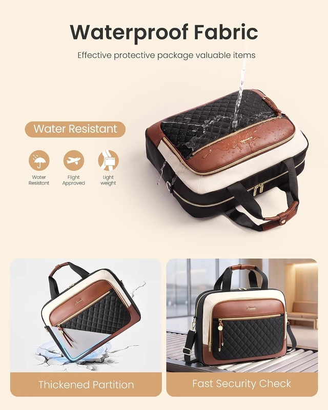 Alt view image 4 of 6 - Laptop Briefcase for Women Computer Messenger Shoulder Bags