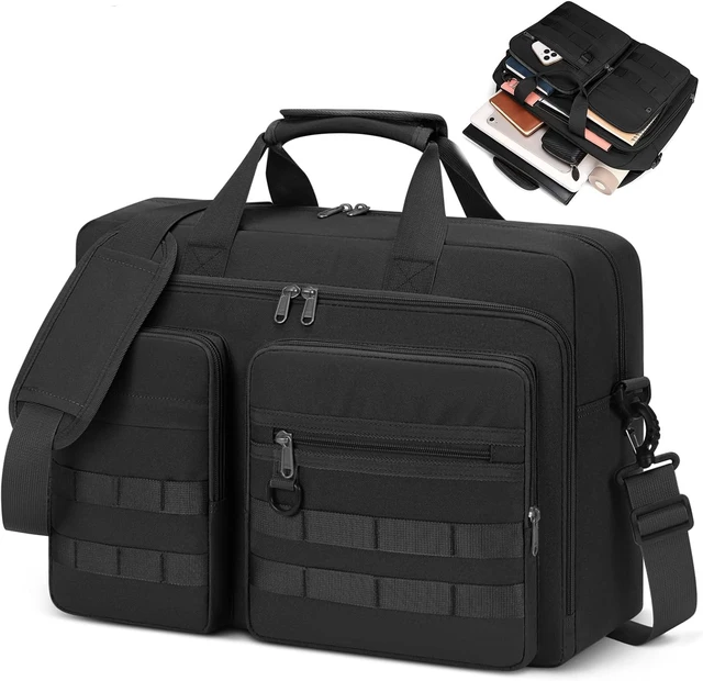 Main image of Tactical 15.6-17.3 In Laptop Bag for Men Messenger Briefcase