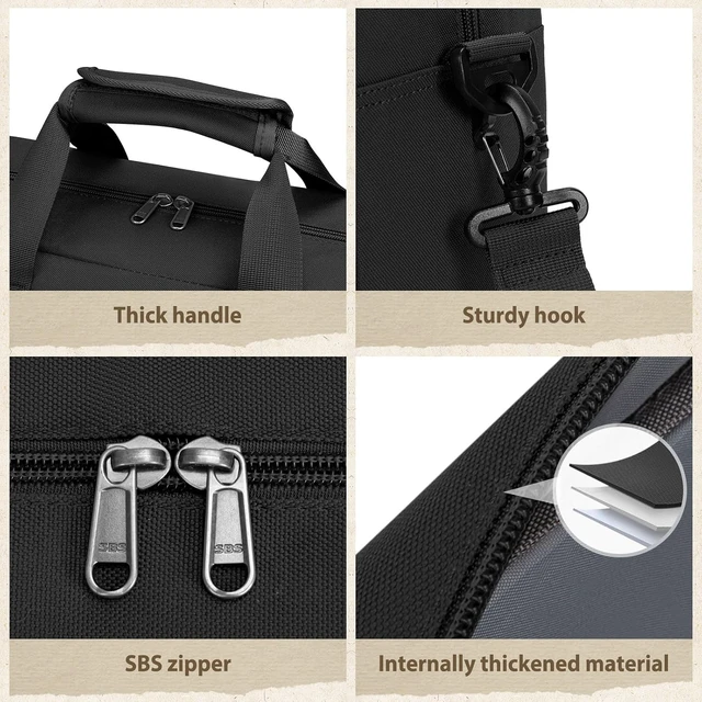 Alt view image 6 of 6 - Tactical 15.6-17.3 In Laptop Bag for Men Messenger Briefcase