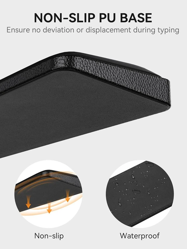 Alt view image 5 of 7 - Cooling Gel Wrist Rest Set Compact Keyboard & Mouse Wrist Support Pad