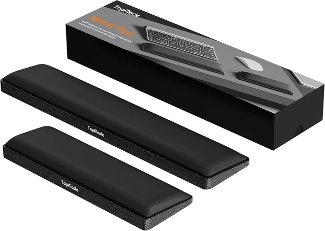Main image of Cooling Gel Wrist Rest Set Compact Keyboard & Mouse Wrist Support Pad