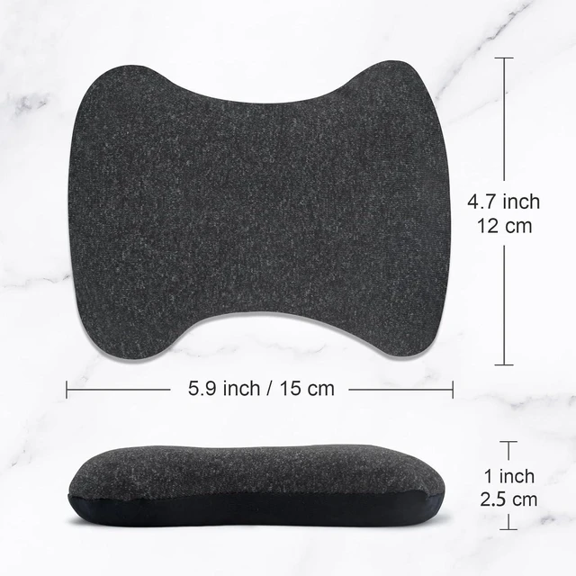 Alt view image 4 of 6 - Ergonomic Wrist Rest Bean Bag 5.9 x 4.7 Inch Soft Breathable Bead Cushion for Computer Mouse Laptop PC Gaming Bare Bean No Cover Included Desk Decor Gift Bare Bean