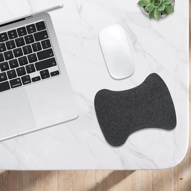 Alt view image 6 of 6 - Ergonomic Wrist Rest Bean Bag 5.9 x 4.7 Inch Soft Breathable Bead Cushion for Computer Mouse Laptop PC Gaming Bare Bean No Cover Included Desk Decor Gift Bare Bean