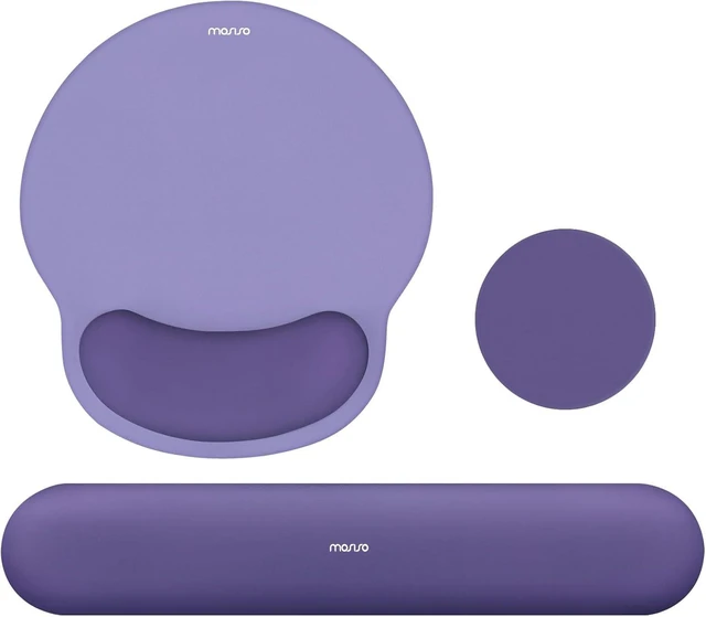 Main image of Wrist Rest Support for Mouse Pad&Keyboard Set Imperial Purple