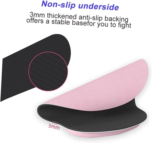 Alt view image 3 of 7 - 3 in 1 Mouse Pad with Wrist Rest Set Ergonomic Mouse Pad for Computer Keyboard Wrist Rest and Support Non Slip Desk Accessory for Office Home Laptop Study