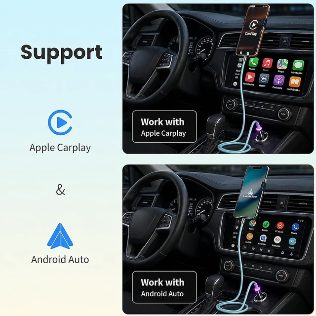 Alt view image 7 of 7 - 4-in-1 USB C Cable 240W Max 6FT 1 Pack