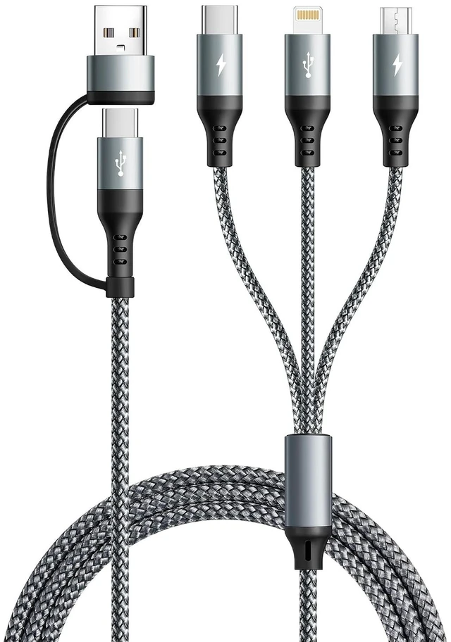 Main image of 5 in 1 Multi Charging Cable USB A/C Universal Charger Cable