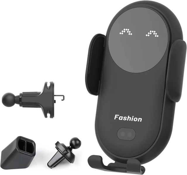 Main image of Wireless Car Charger Phone Mount for Car Wireless Charger Smart Sensor Air Vent Automatic Clamping Phone Holder Compatible with iPhone 15/14/13/12/11/XS/XR/8 S22/S21/S20/Note 20