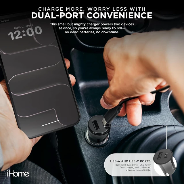 Alt view image 5 of 5 - 5-in-1 Complete Car Charging Kit 15W MagSafe Charger Dual Port Adapter Mounts & Cable