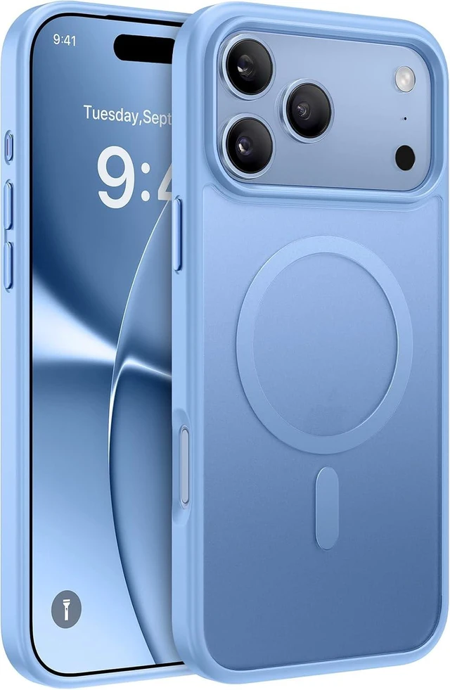 Main image of Magnetic for iPhone 18 Pro Max Case Light Blue