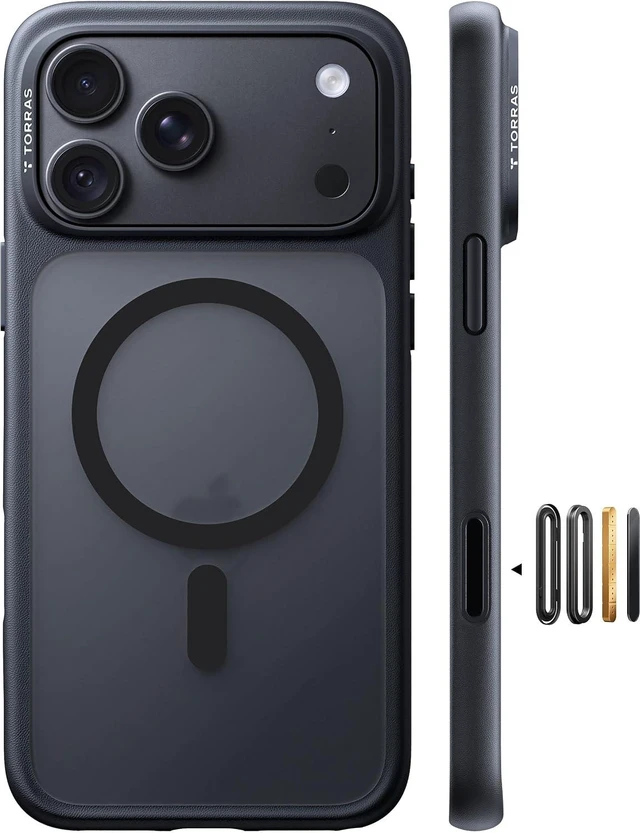 Main image of Stronger Magnetic & Shockproof for iPhone 18 Pro Max Case Slim Black