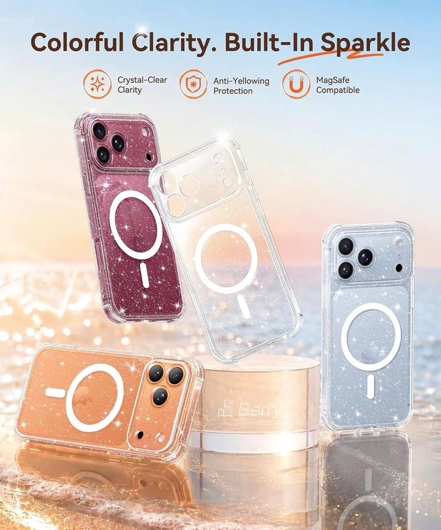 Alt view image 2 of 7 - for iPhone 18 Pro Case/iPhone 17 Pro Case for Women 6.3