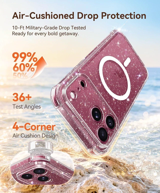 Alt view image 5 of 7 - for iPhone 18 Pro Case/iPhone 17 Pro Case for Women 6.3